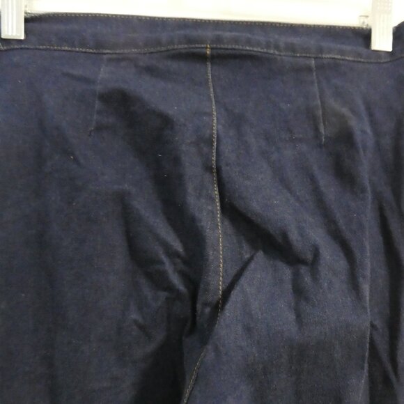 DYNAMITE | size 7 | Dark Blue Denim | Slit Bottoms | Made In Canada - Picture 11 of 16